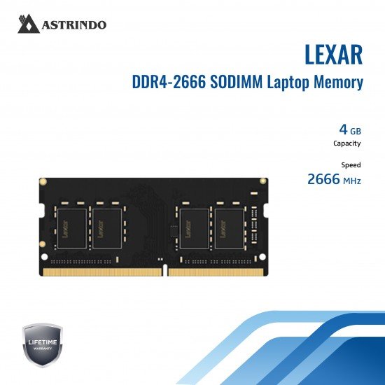 LEXAR MEMORY SODIMM LD4AS004GB2666GSST
