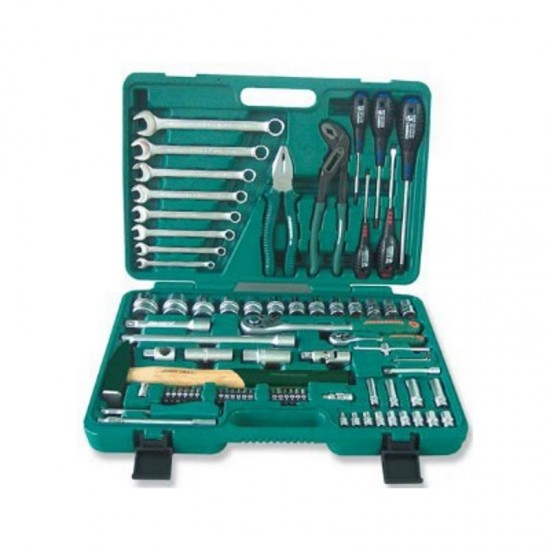 JONNESWAY 77 PCS ½" & ¼" DR. TOOL KIT S04H52477S Tool Kit Komplit