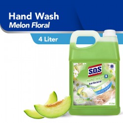 SOS Hand Soap Fragrance Anti Bacterial - Melon Floral 4L