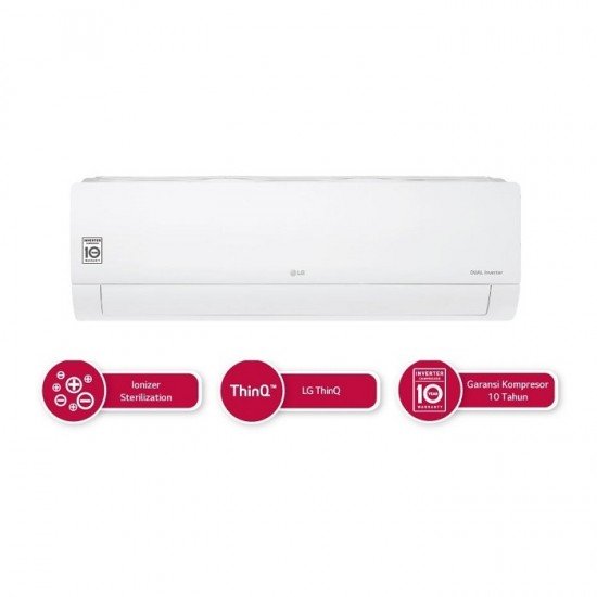 LG E06SV5 AC Split Plasma DUALCOOL with Watt Control-Smart 1/2 PK