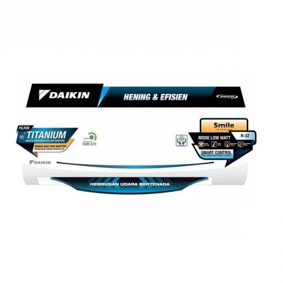 Daikin FTKC50TVM4 AC Split 2 PK Star Inverter - Putih