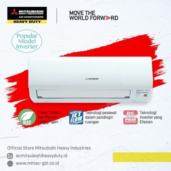 Mitsubishi Heavy Industries SRK10YXP-W3 AC Split 1 PK Inverter