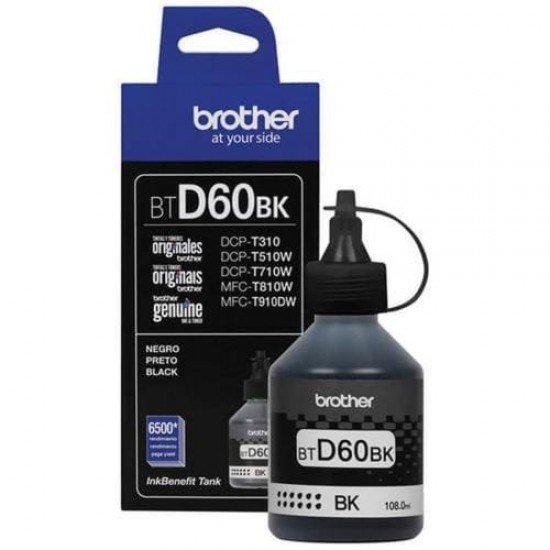 BROTHER Black Refill Tank BT-D60BK