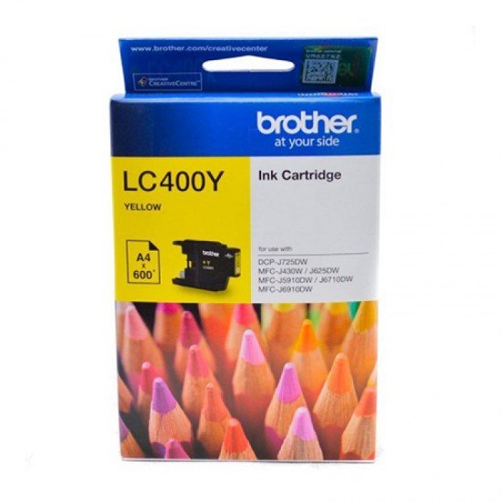 BROTHER Yellow Ink Cartridge LC-400Y