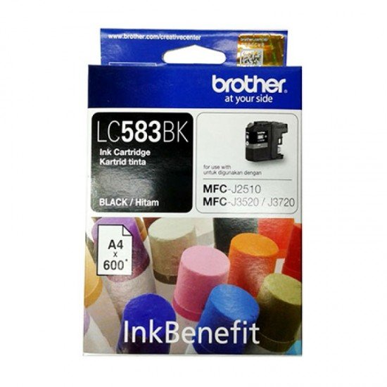 BROTHER Black Ink Cartridge LC-583BK