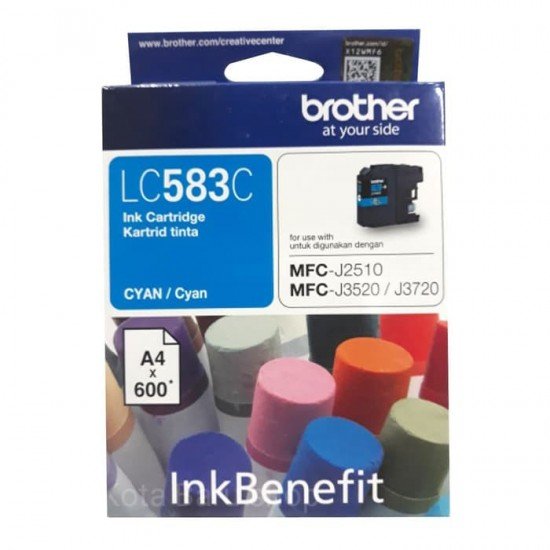 BROTHER Cyan Ink Cartridge LC-583C