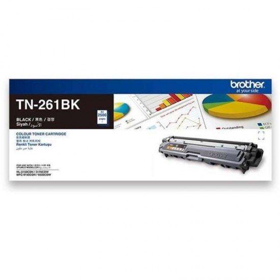 BROTHER Black Toner Cartridge TN-261BK
