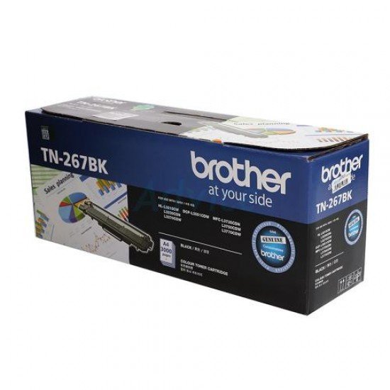 BROTHER Black Toner Cartridge TN-267BK