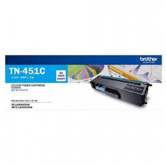 BROTHER Cyan Toner Cartridge TN-451C