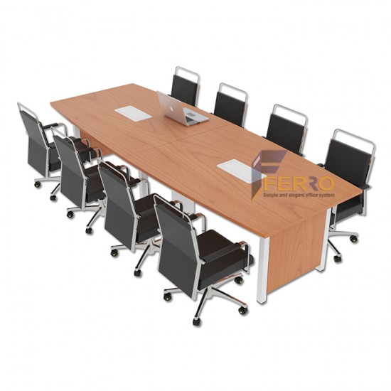 FERRO MEJA RAPAT CT 06 Uk. 3600 x 1200 x 750/1100 mm Lapis HPL