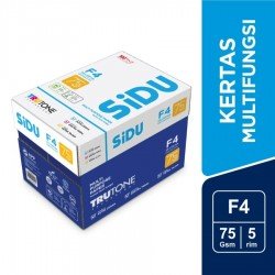 SiDU Kertas Fotocopy 75 GSM F4 - 1 Boks - 5 Rim