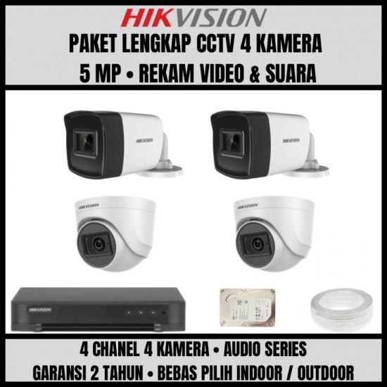 PAKET CCTV 4 KAMERA